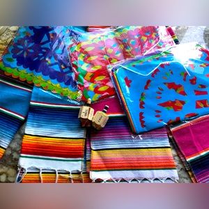 Mexican Party Pack - Banners, Table Runners and Game